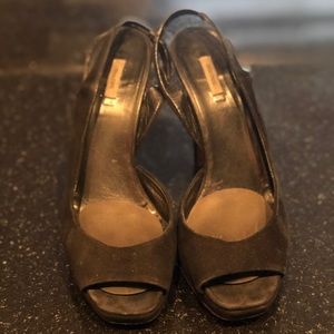 Miu Miu sling back platform pumps